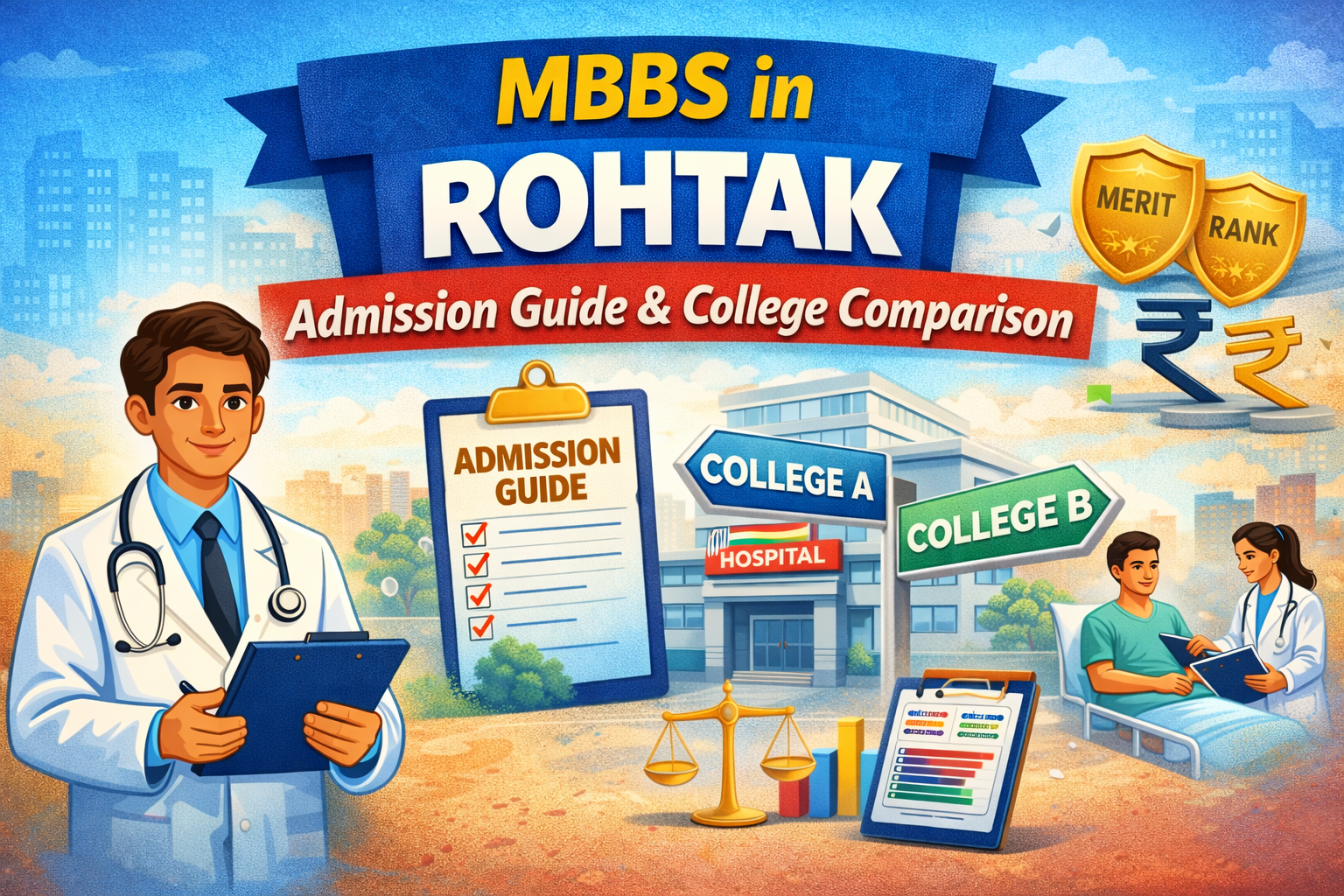 MBBS in Rohtak: Admission Guide & College Comparison 2026 | Fees, Cut ...