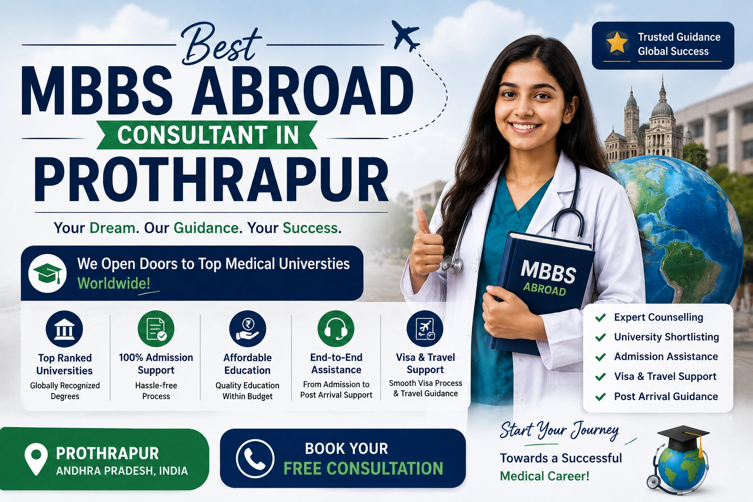 Best MBBS Abroad Consultant in Prothrapur