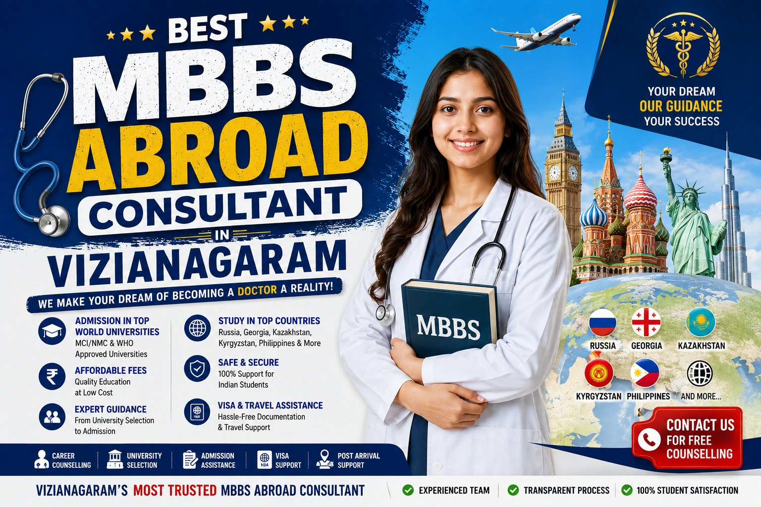 Best MBBS Abroad Consultant in Vizianagaram