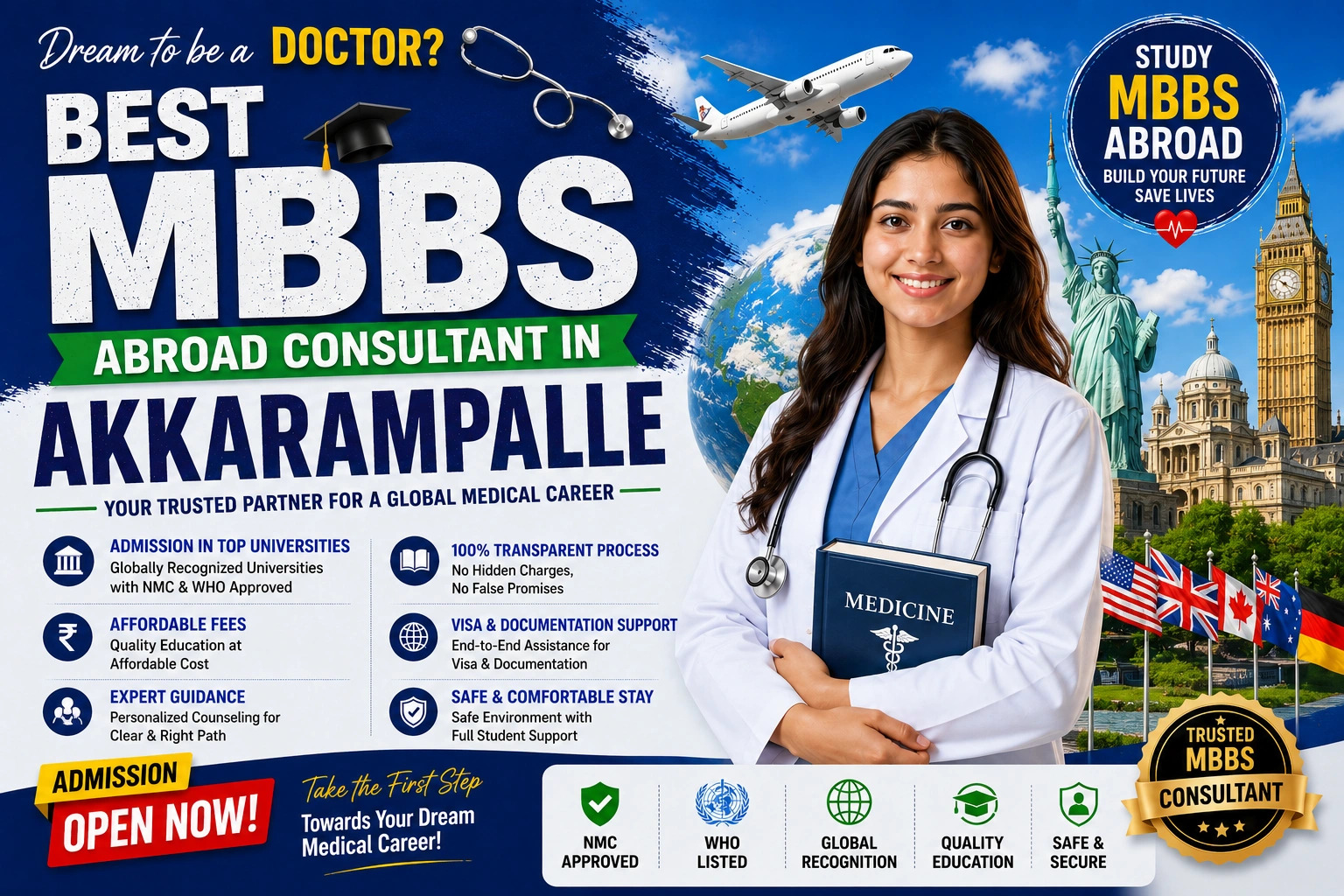Best MBBS Abroad Consultant in Akkarampalle
