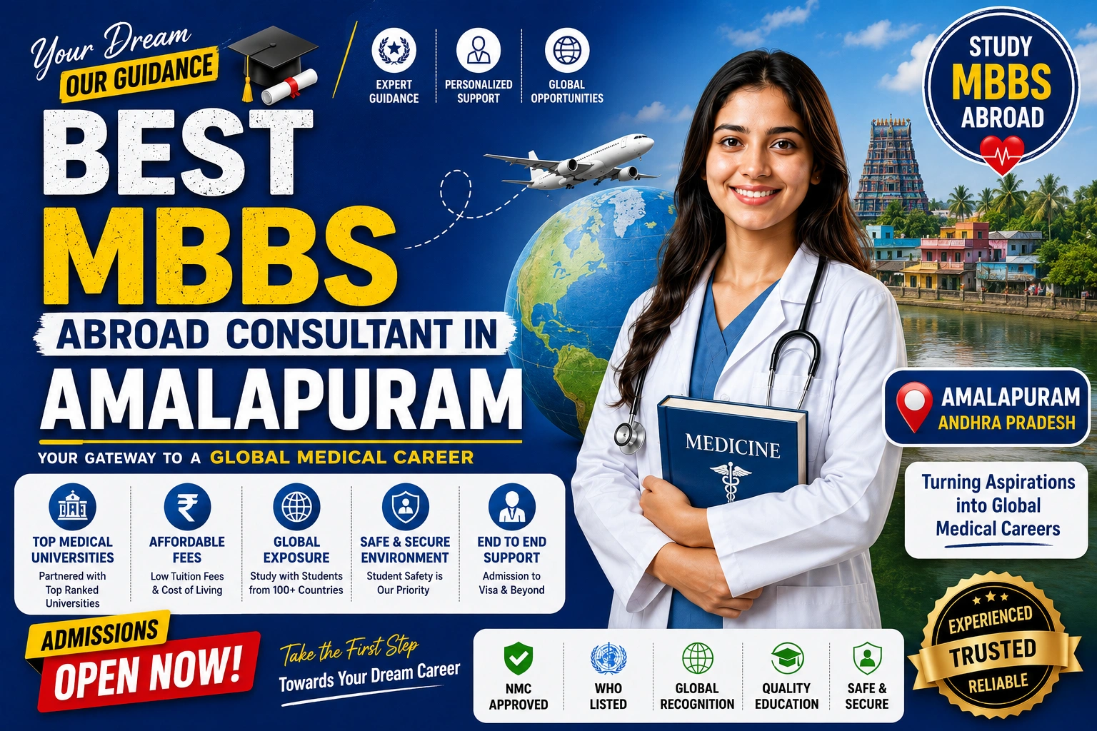 Best MBBS Abroad Consultant in Amalapuram