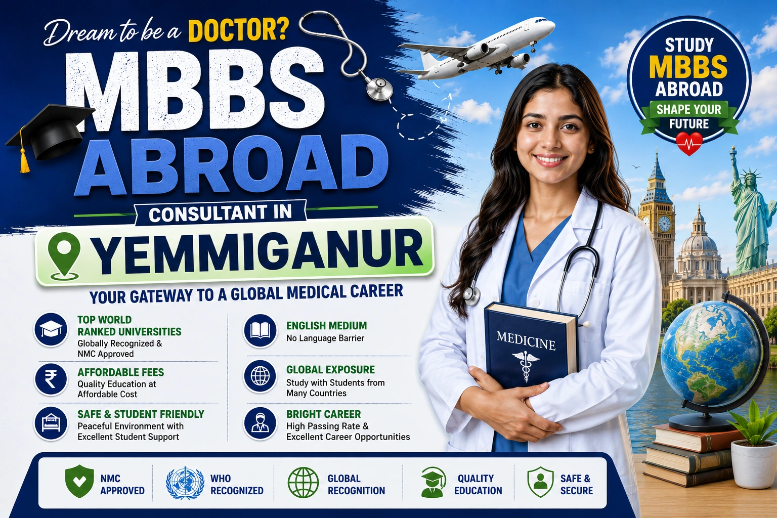 Best MBBS Abroad Consultant in Yemmiganur