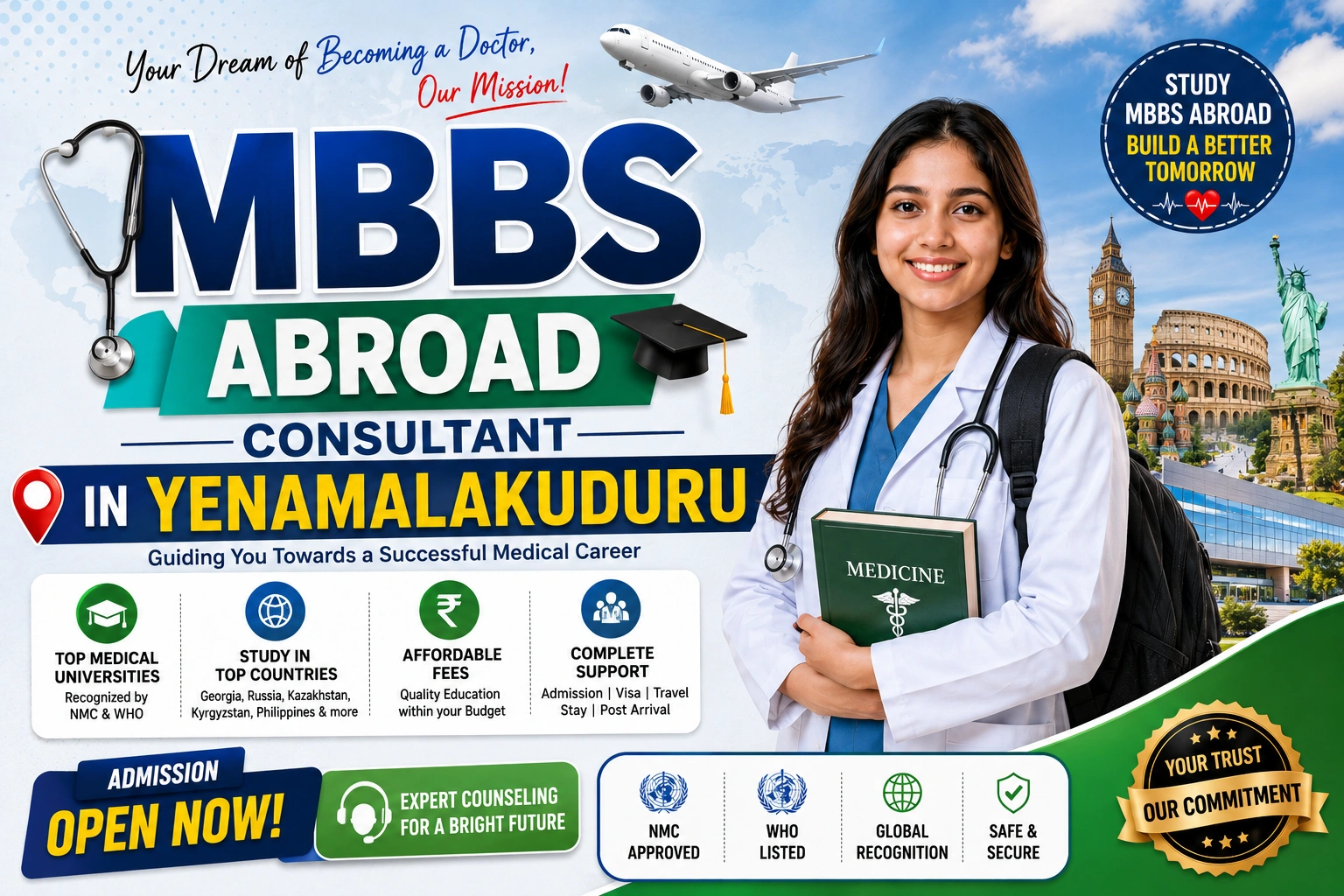 Best MBBS Abroad Consultant in Yenamalakuduru