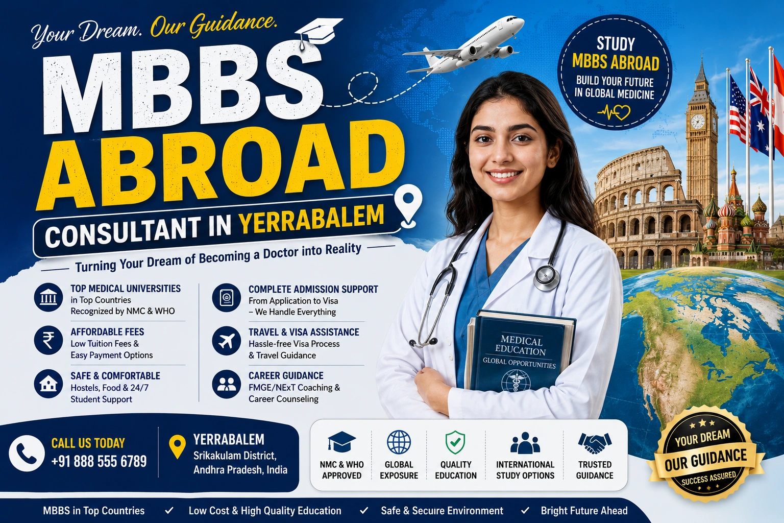 Best MBBS Abroad Consultant in Yerrabalem
