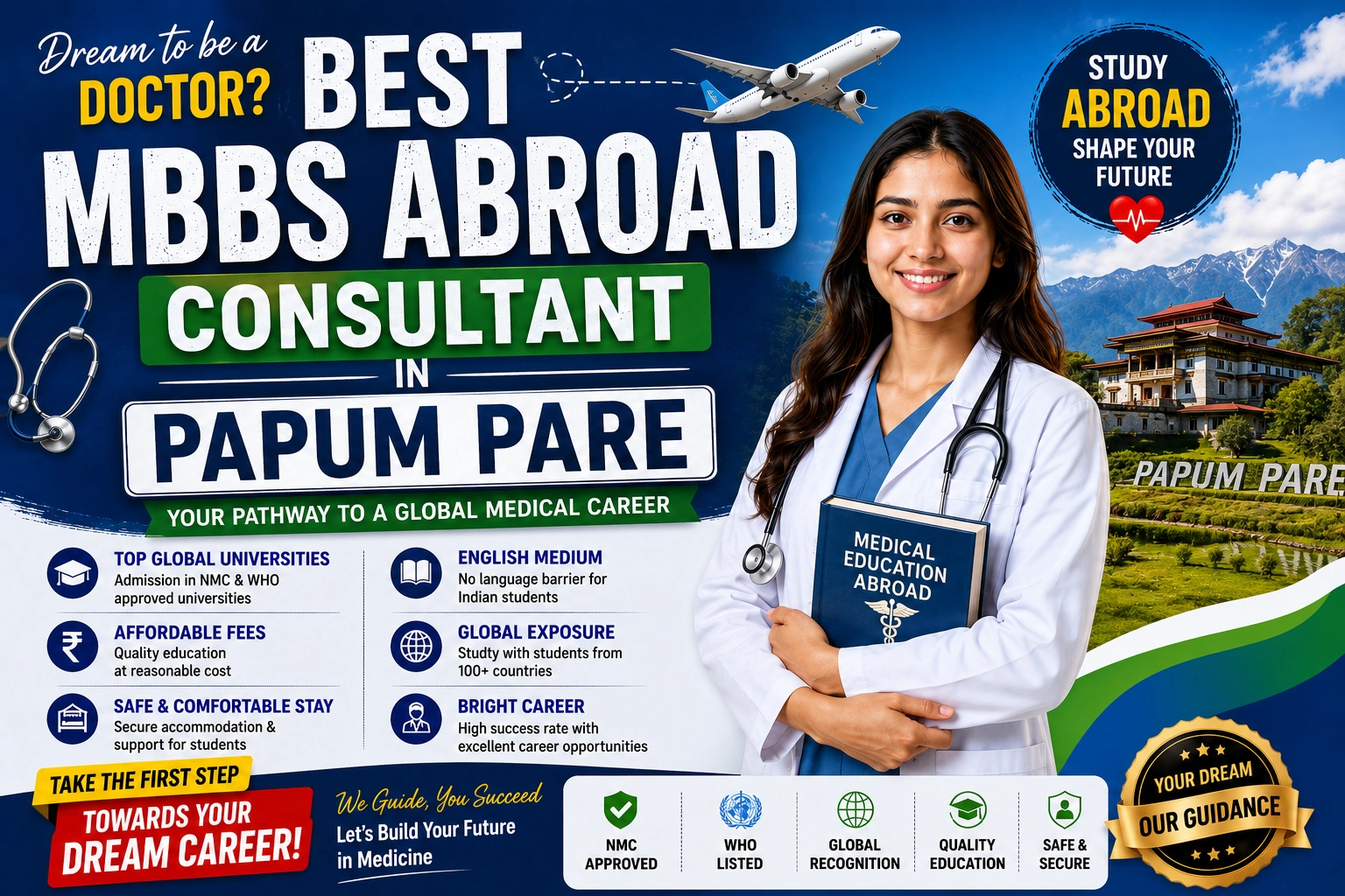 Best MBBS Abroad Consultant in Papum Pare 