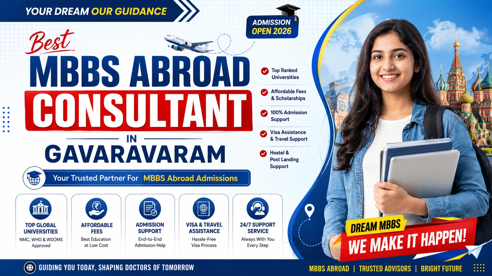 Best MBBS Abroad Consultant in Gavaravaram 