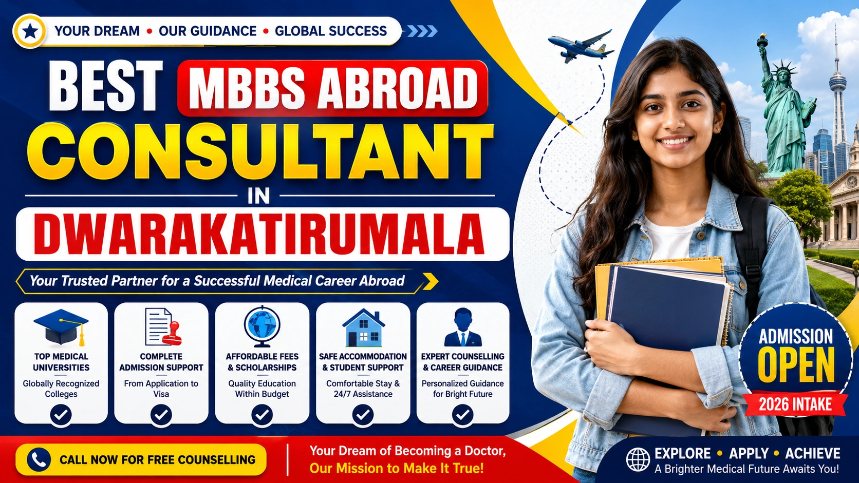 Best MBBS Abroad Consultant in Dwarakatirumala