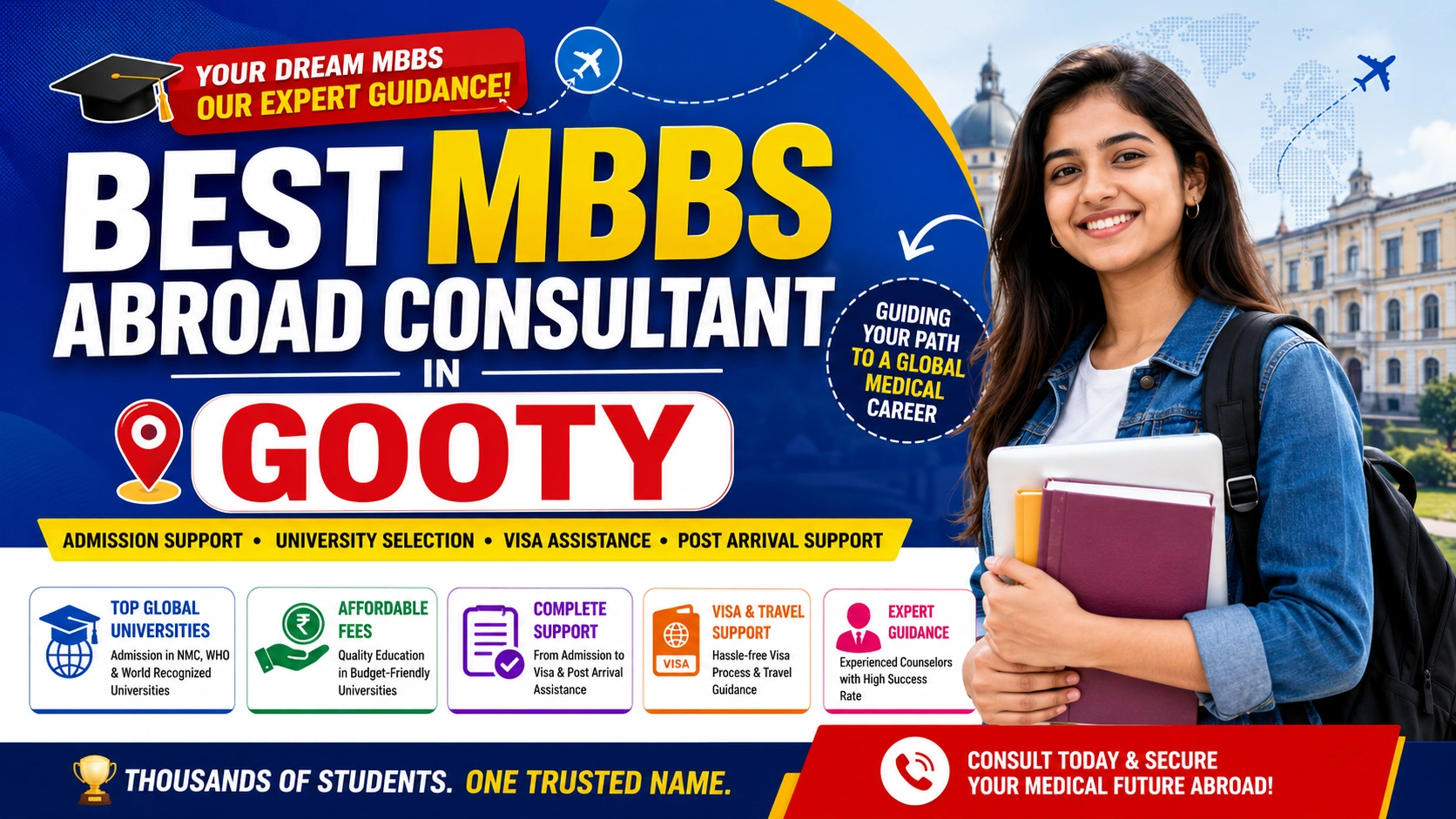 Best MBBS Abroad Consultant in Gooty