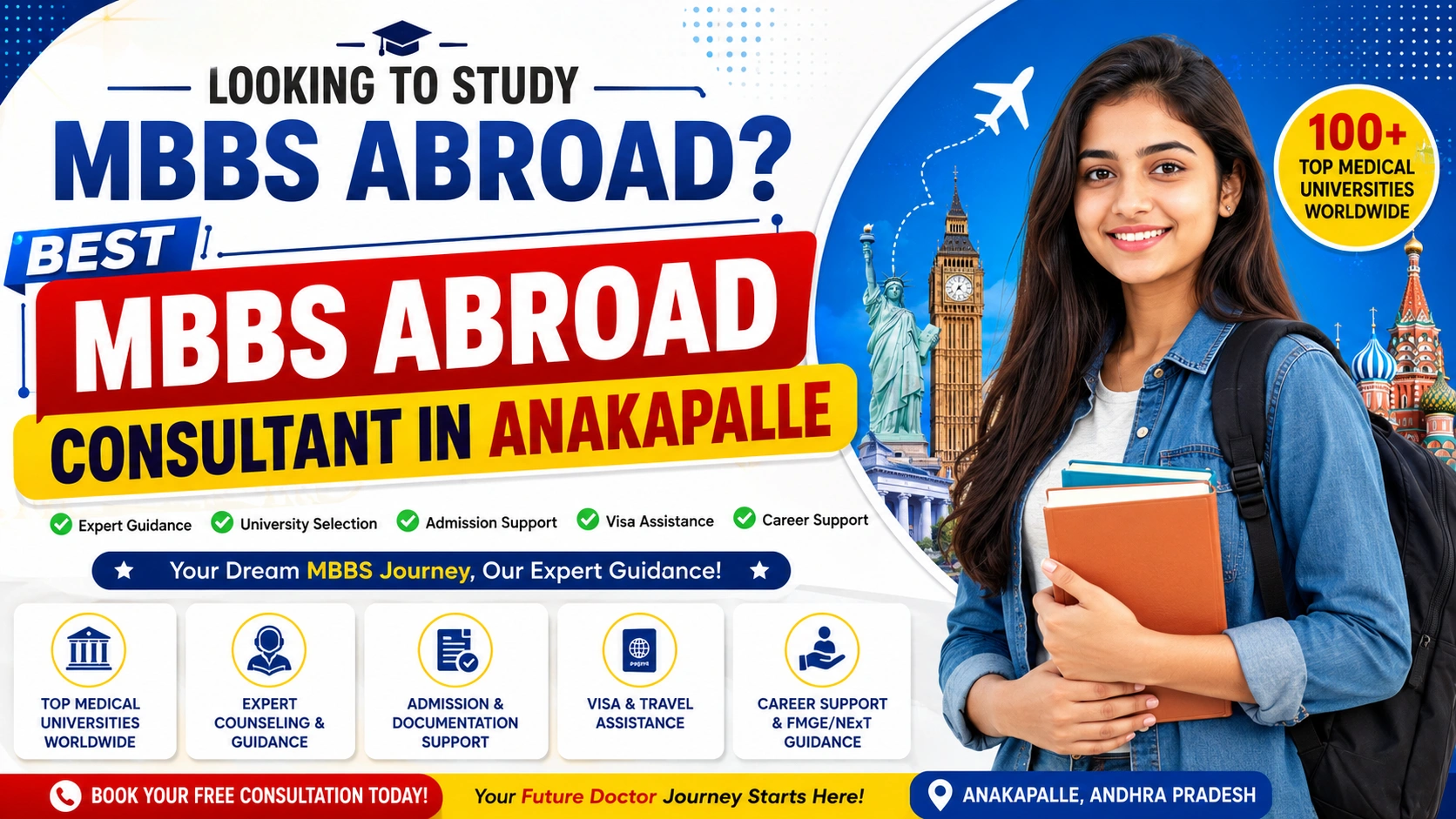 Best MBBS Abroad Consultant in Anakapalle