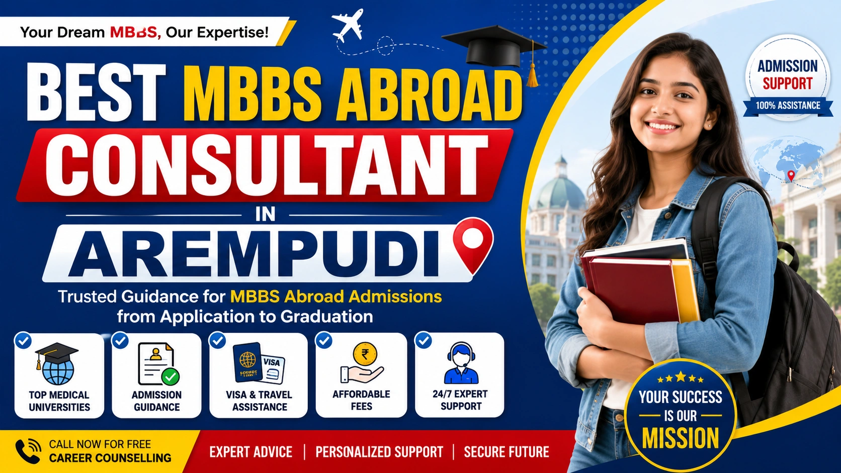 Best MBBS Abroad Consultant in Arempudi