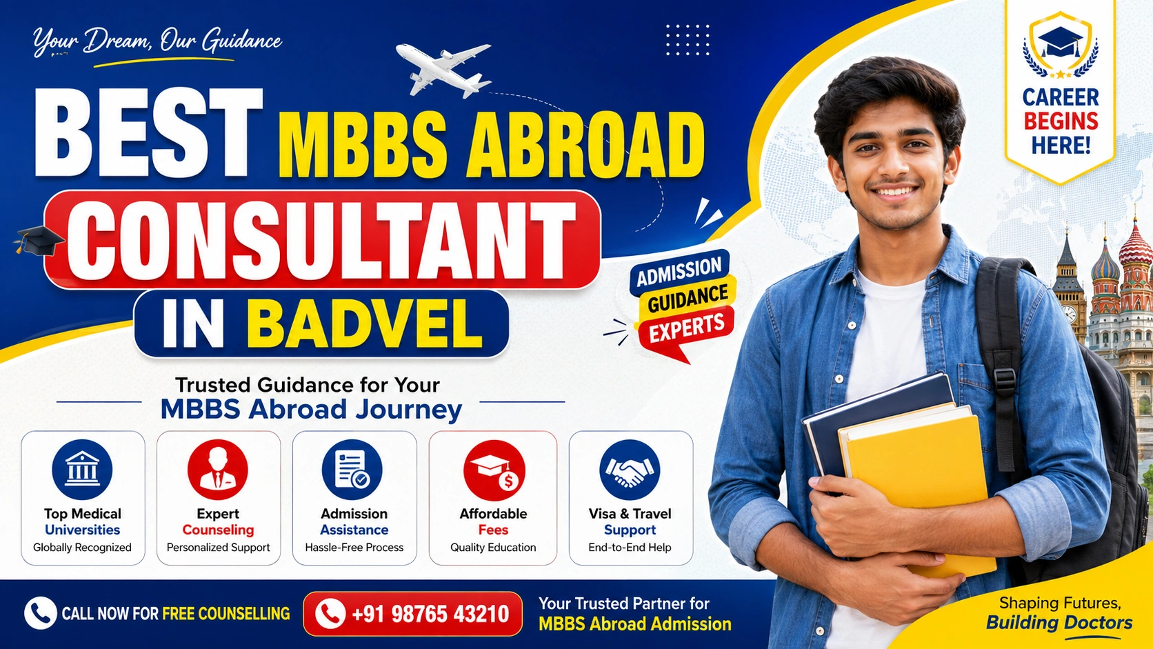 Best MBBS Abroad Consultant in Badvel