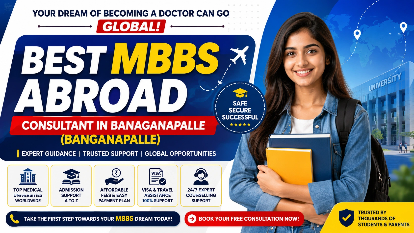 Best MBBS Abroad Consultant in Banaganapalle (Banganapalle)
