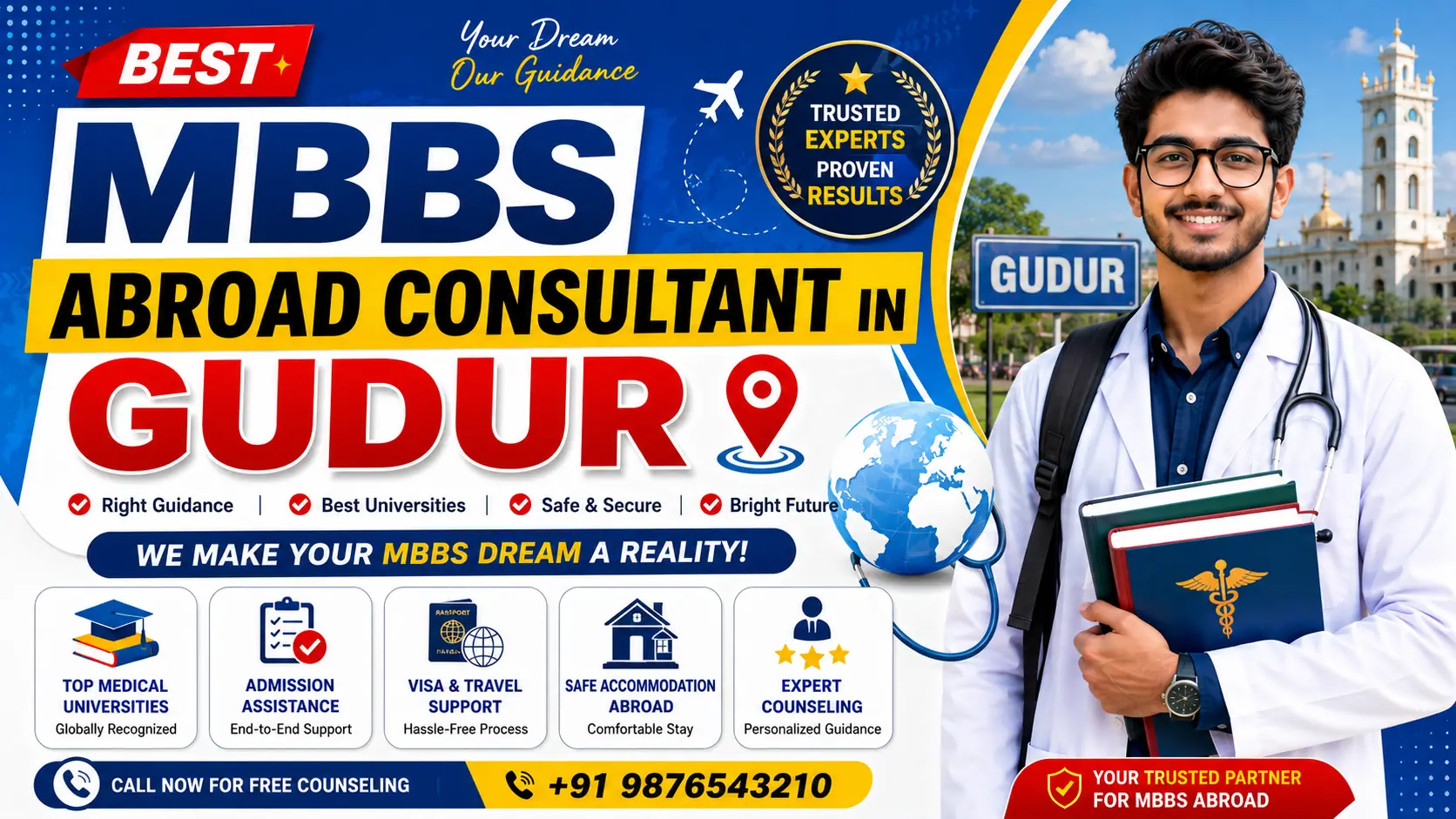 Best MBBS Abroad Consultant in Gudur 