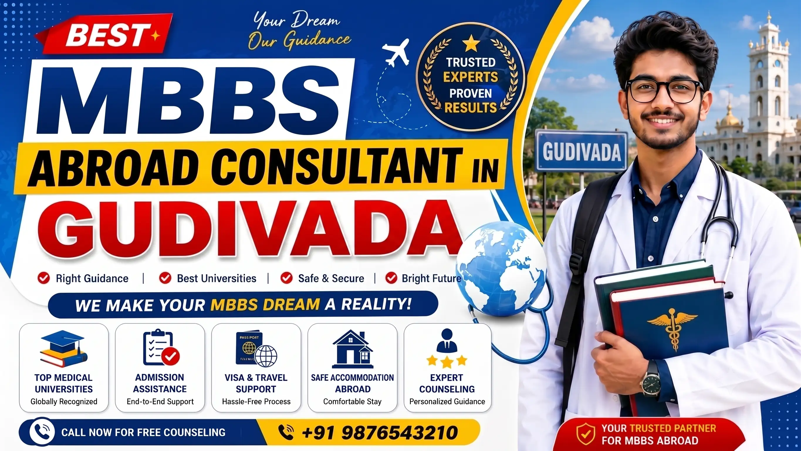 Best MBBS Abroad Consultant in Gudivada