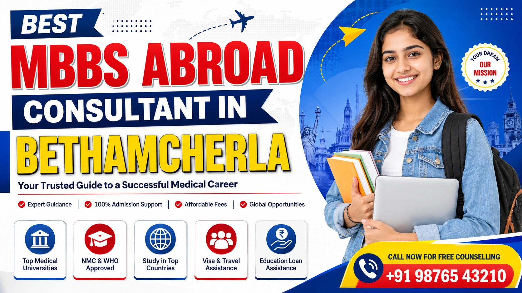 Best MBBS Abroad Consultant in Bethamcherla