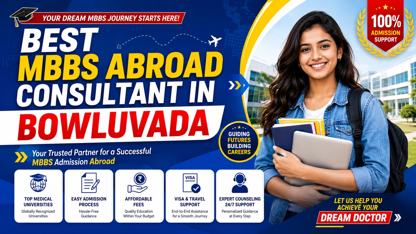 Best MBBS Abroad Consultant in Bowluvada