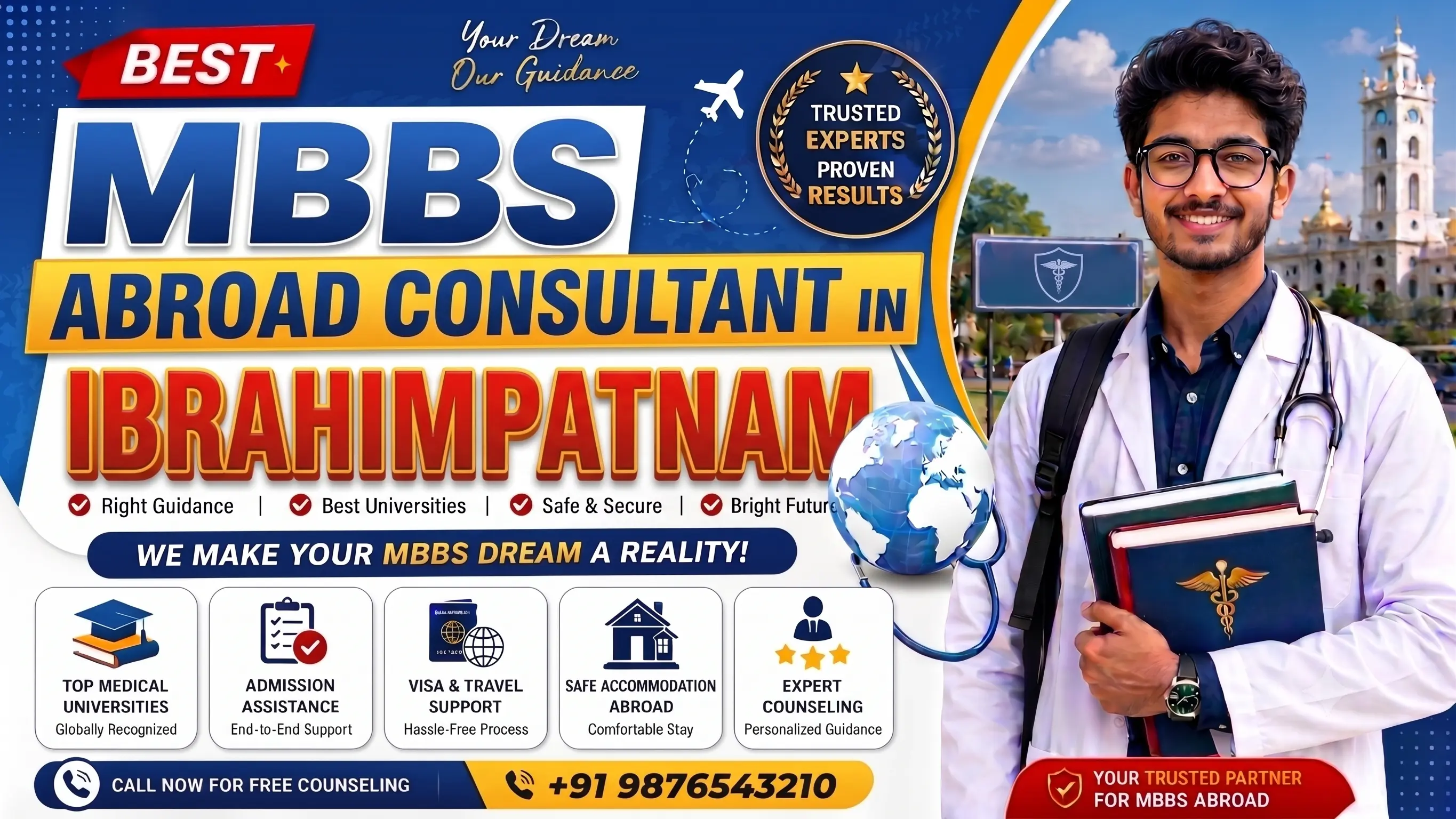 Best MBBS Abroad Consultant in Ibrahimpatnam 