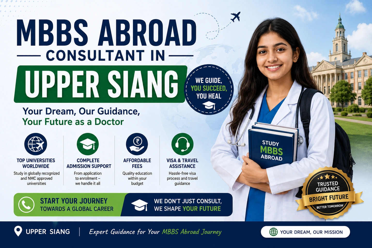 MBBS Abroad Consultant in Upper Siang 