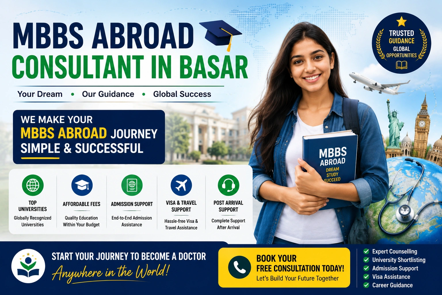 MBBS Abroad Consultant in Basar 