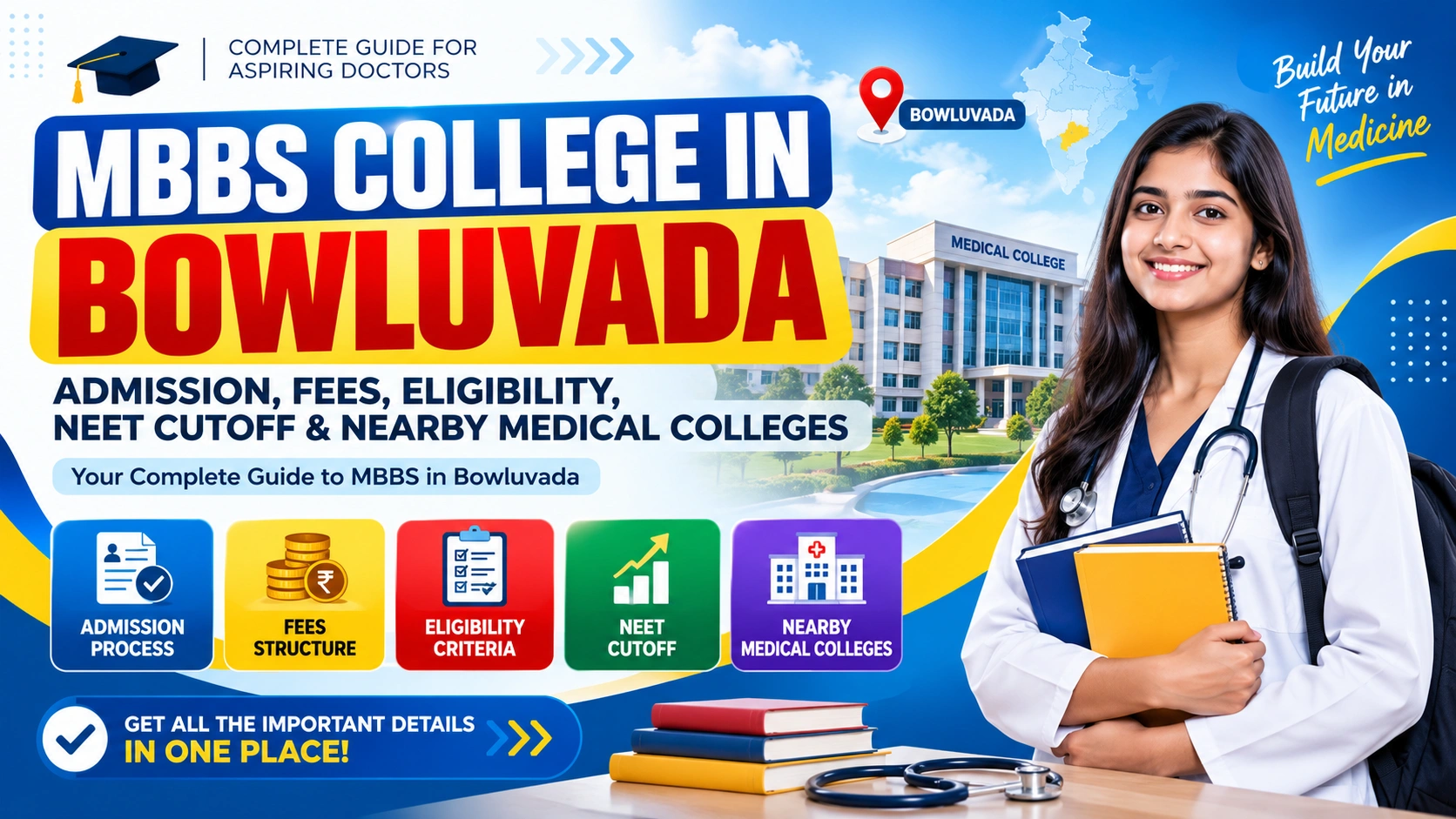 MBBS College in Bowluvada: Admission, Fees, Eligibility, NEET Cutoff & Nearby Medical Colleges