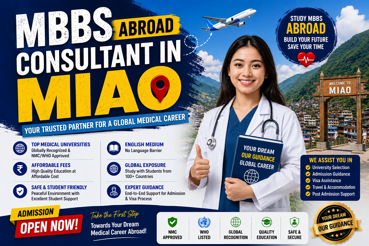 MBBS Abroad Consultant in Miao