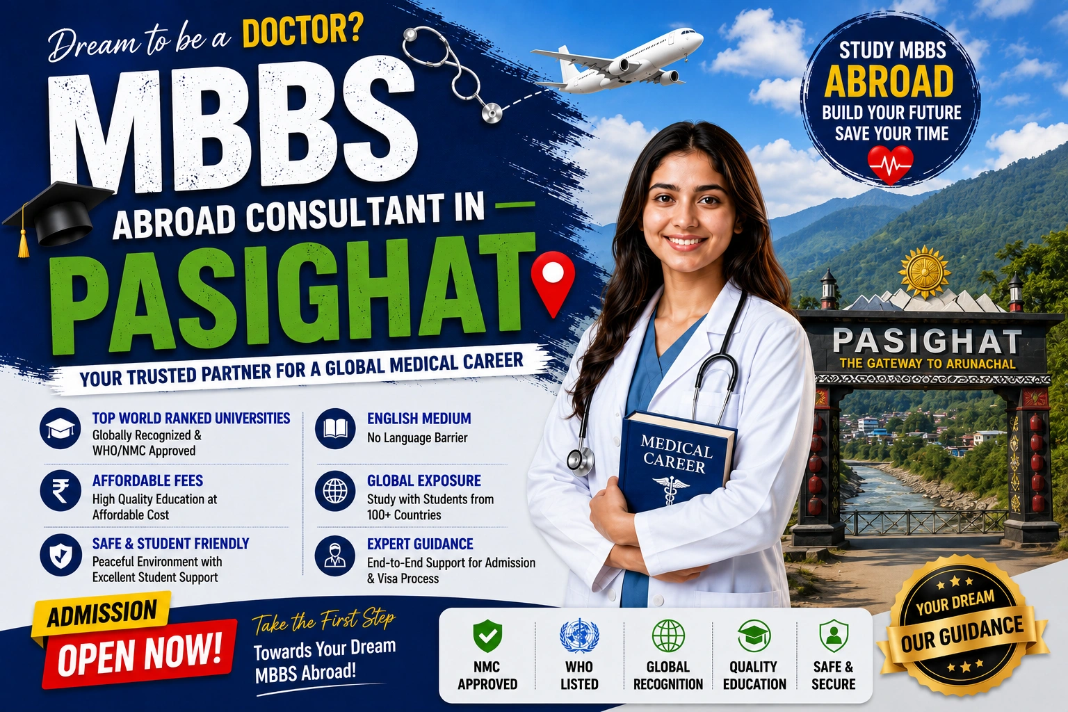 MBBS Overseas Consultant in Pasighat