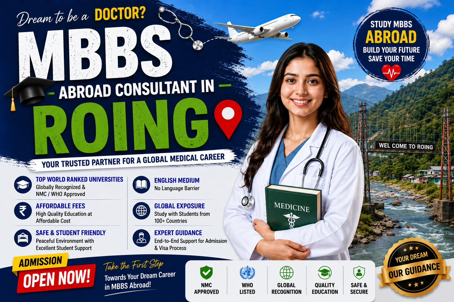 MBBS Abroad Consultant in Roing 