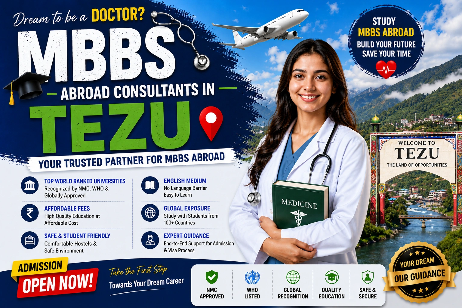 MBBS Abroad Consultant in Tezu