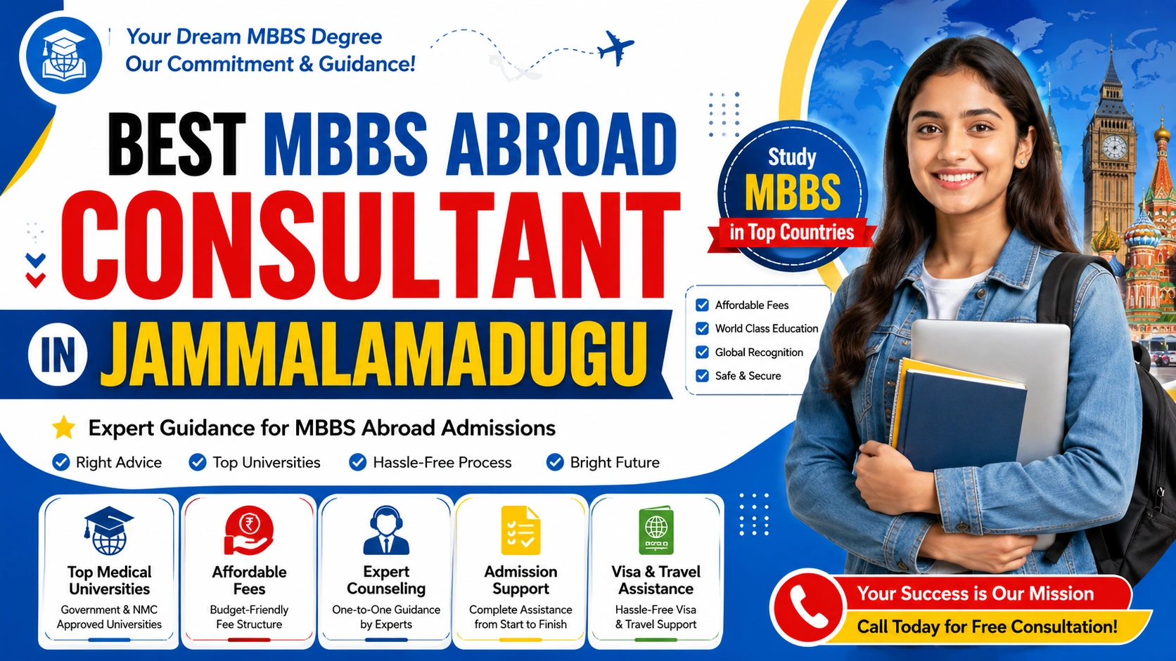 Best MBBS Abroad Consultant in Jammalamadugu