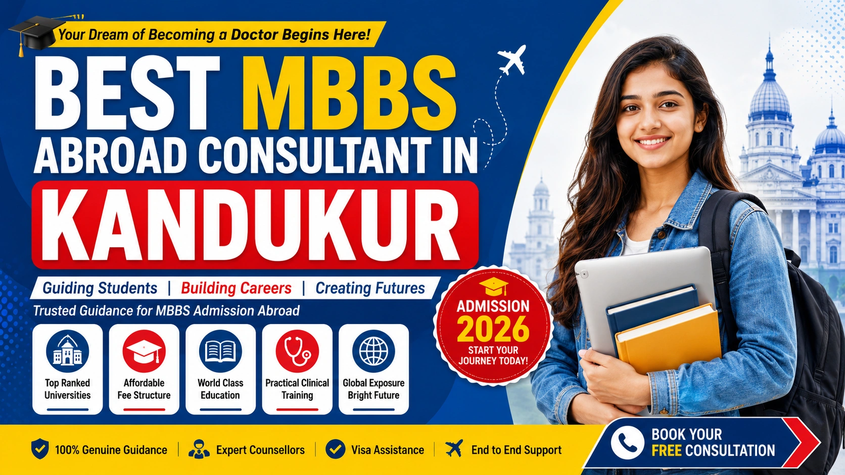 MBBS Abroad Consultant in Kandukur