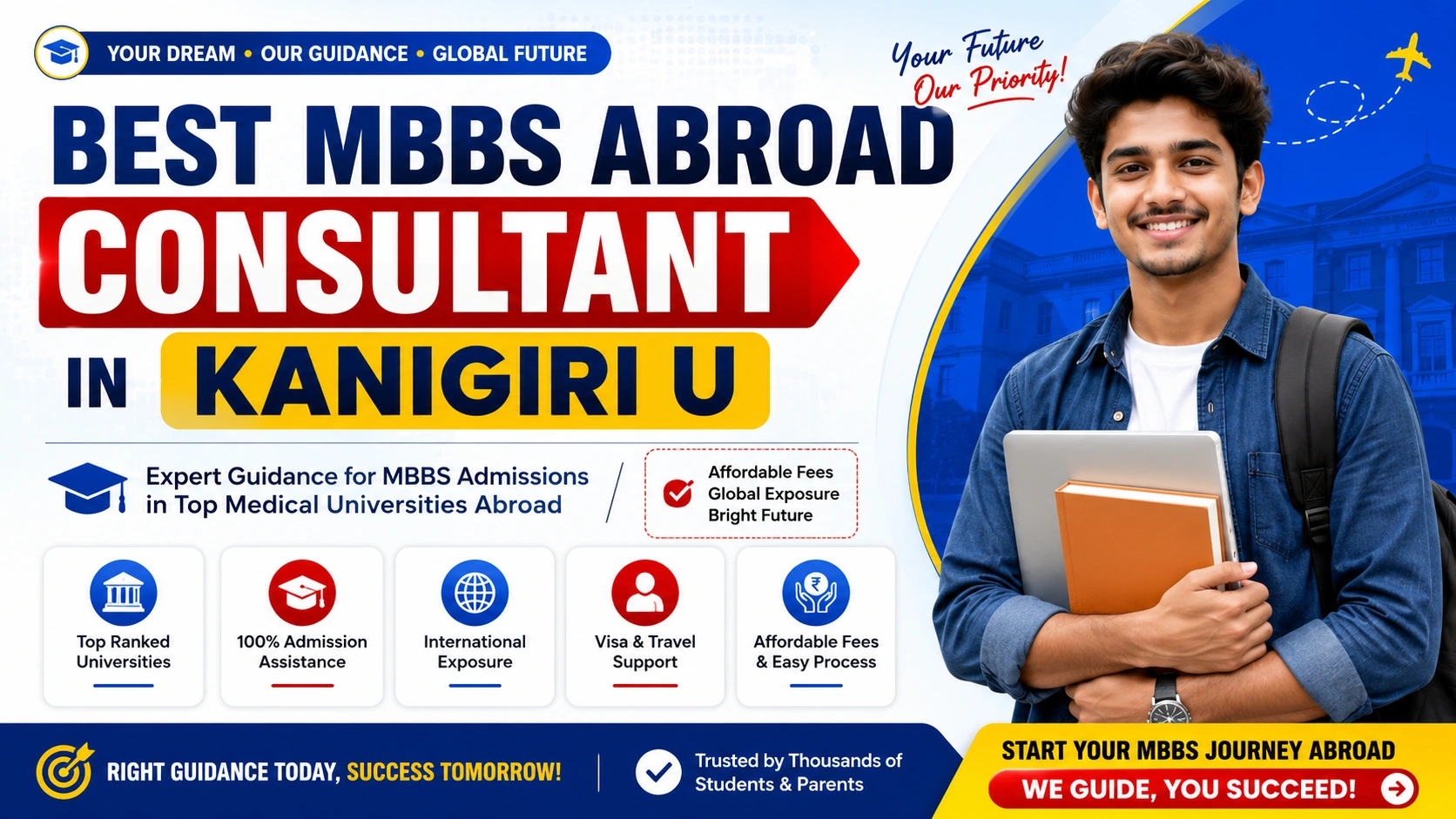 Best MBBS Abroad Consultant in Kanigiri U 