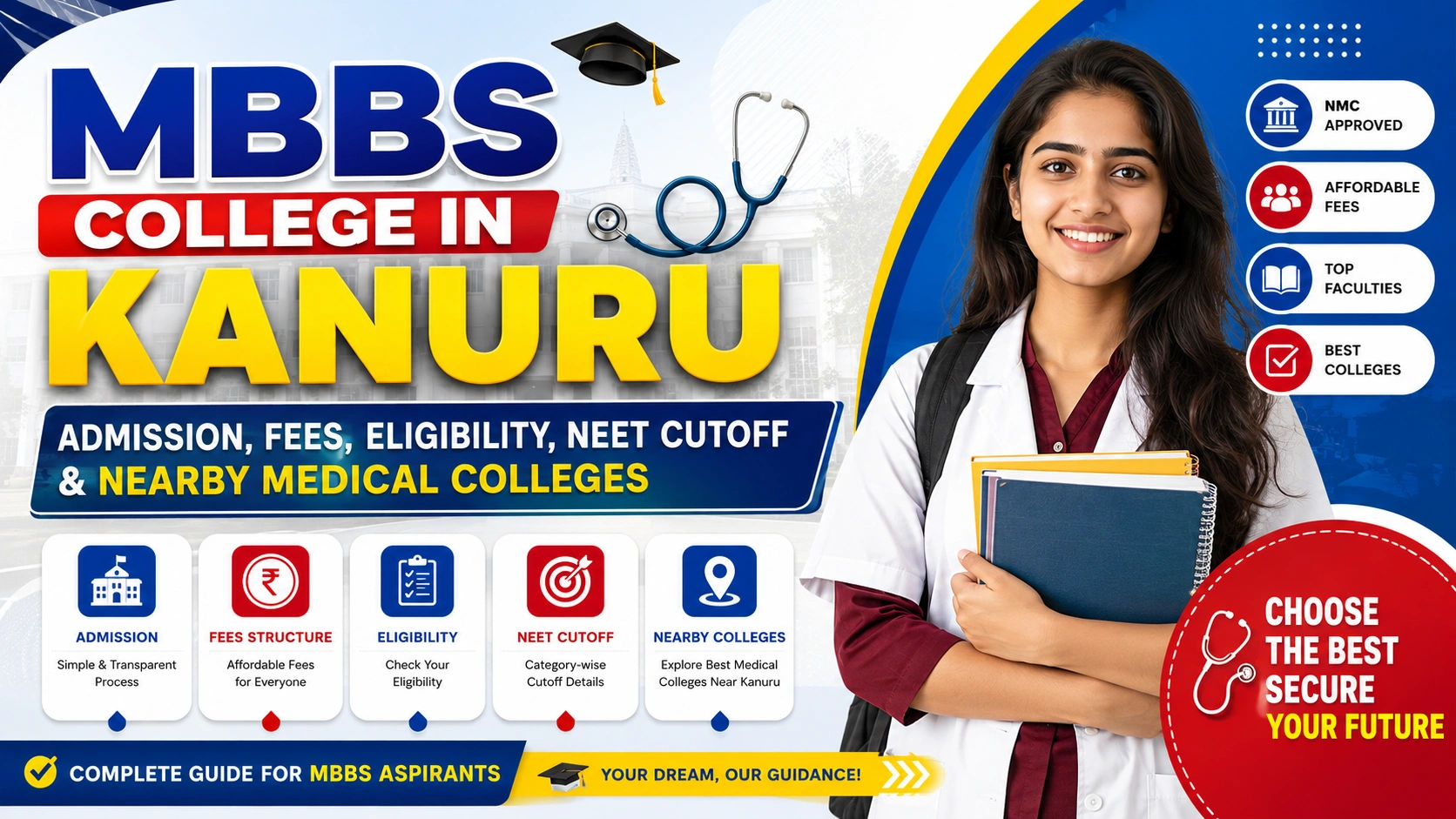 MBBS College in Kanuru: Admission, Fees, Eligibility, NEET Cutoff & Nearby Medical Colleges