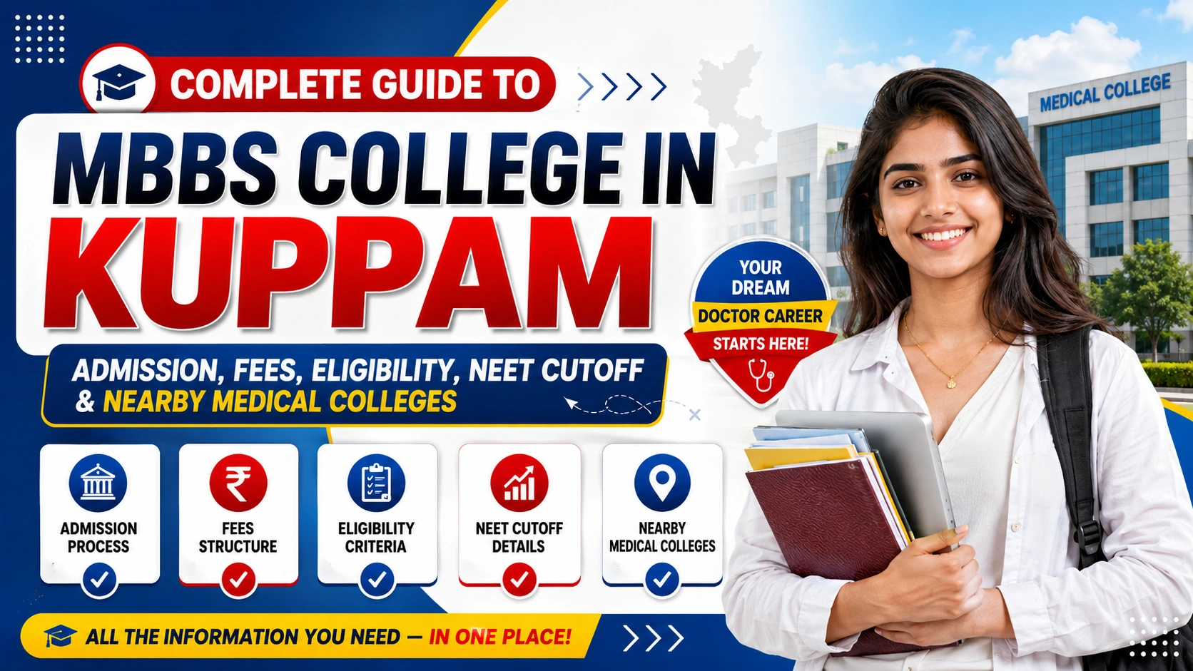 MBBS College in Kuppam: Admission, Fees, Eligibility, NEET Cutoff & Nearby Medical Colleges
