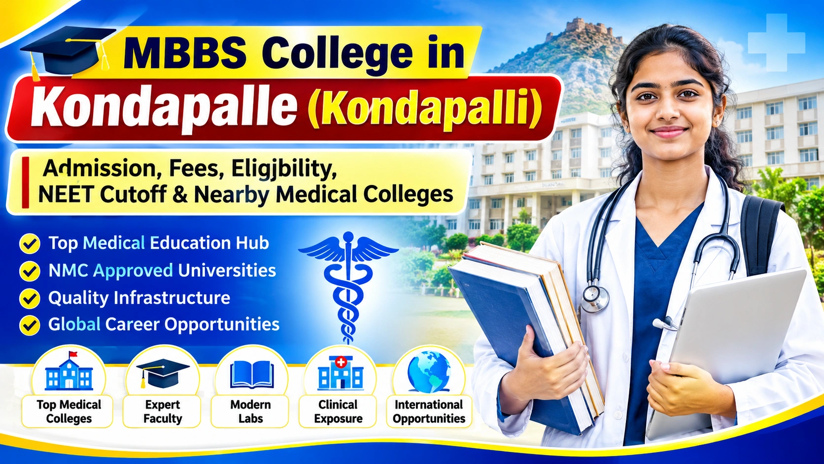 MBBS College in Kondapalle (Kondapalli): Admission, Fees, Eligibility, NEET Cutoff & Nearby Medical Colleges