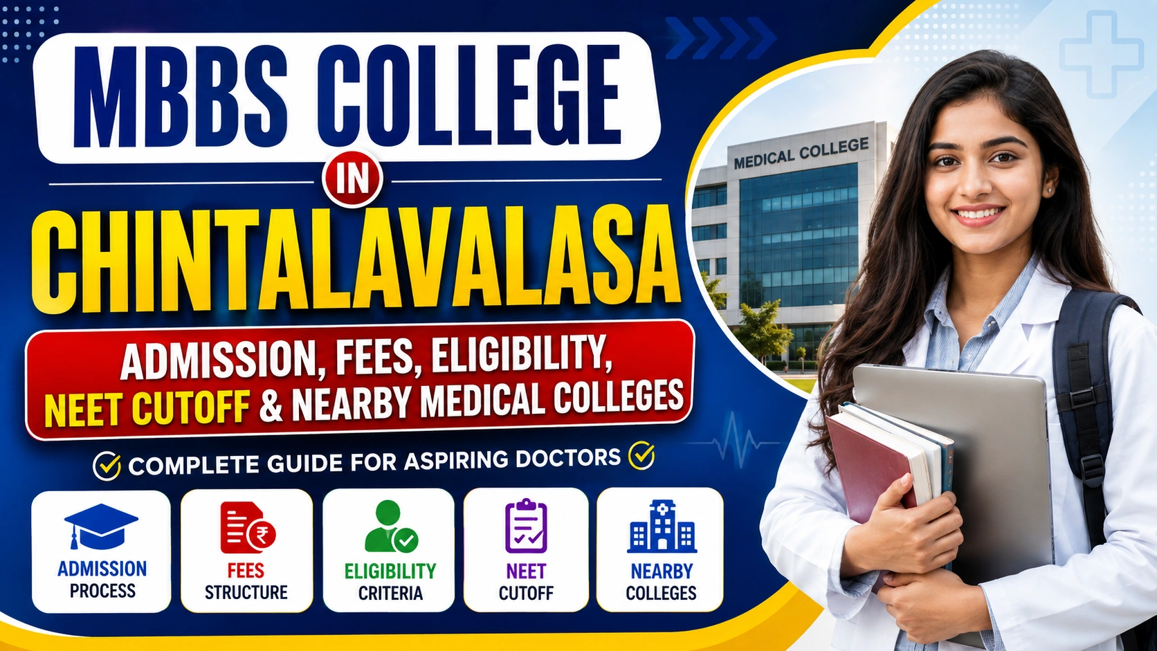 MBBS College in Chintalavalasa: Admission, Fees, Eligibility, NEET Cutoff & Nearby Medical Colleges