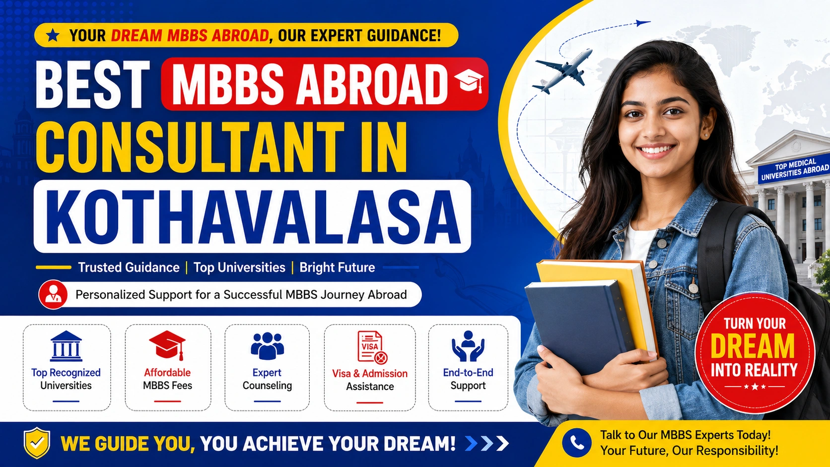 Best MBBS Abroad Consultant in Kothavalasa