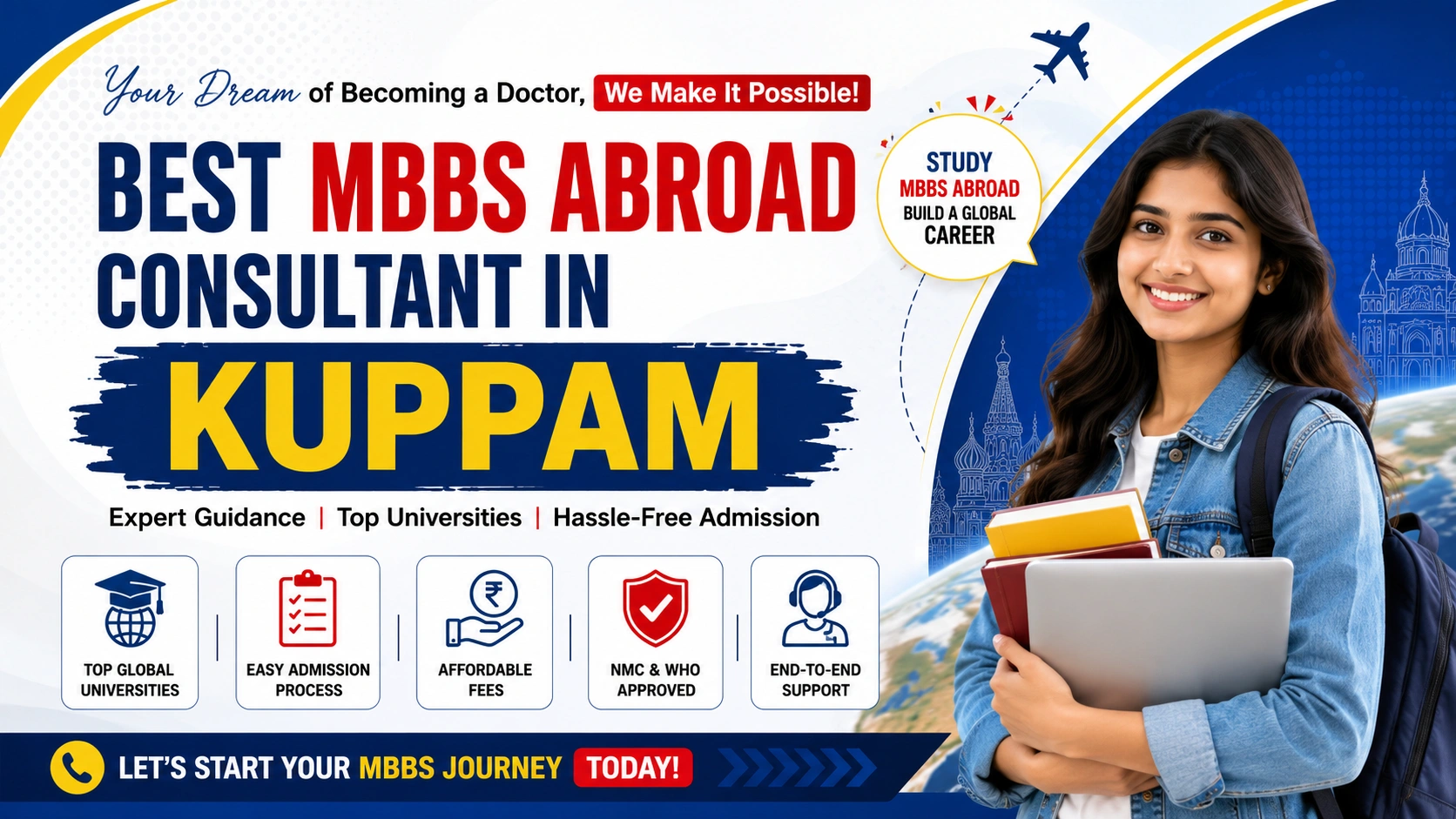 Best MBBS Abroad Consultant in Kuppam