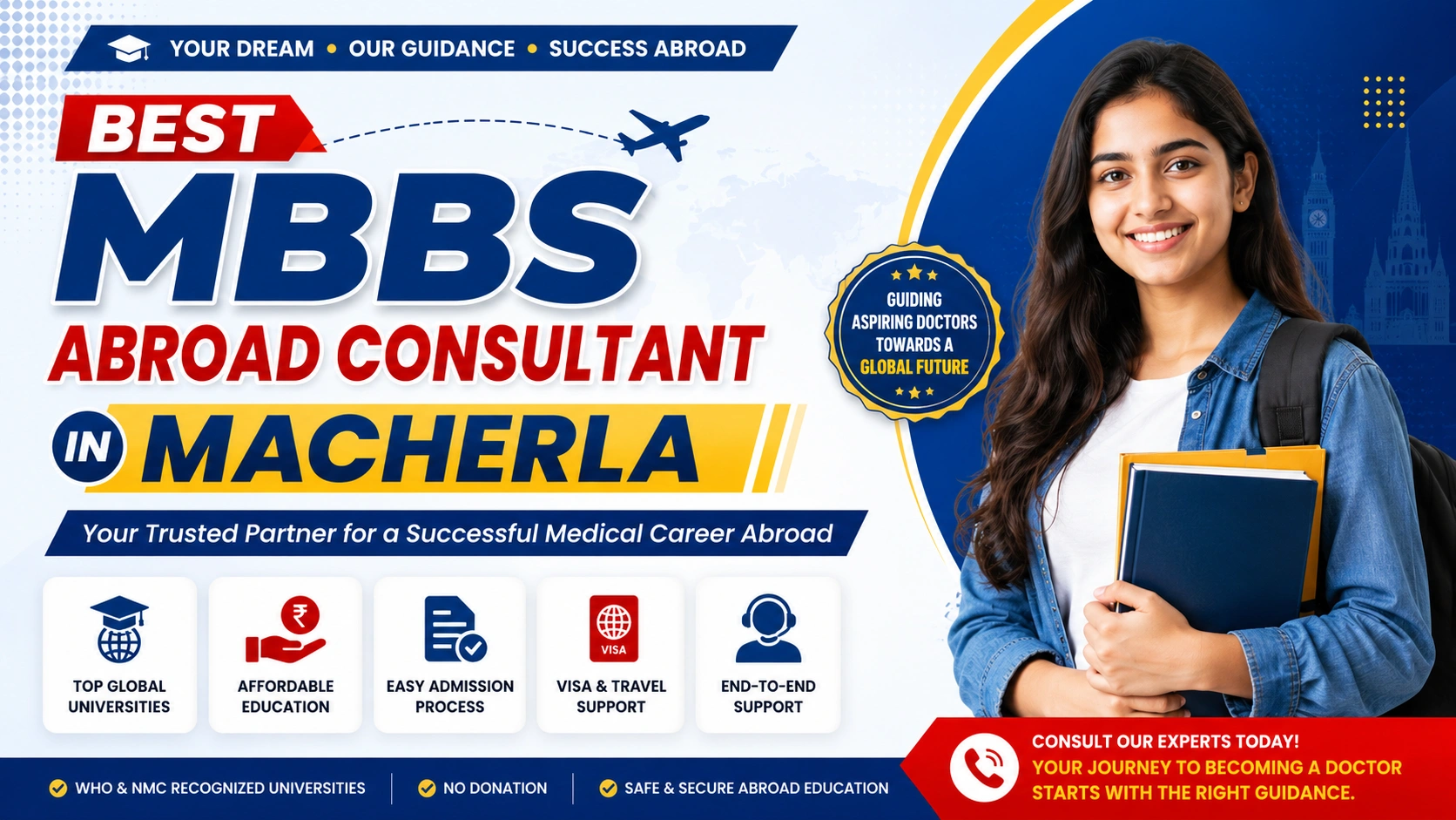 Best MBBS Abroad Consultant in Macherla