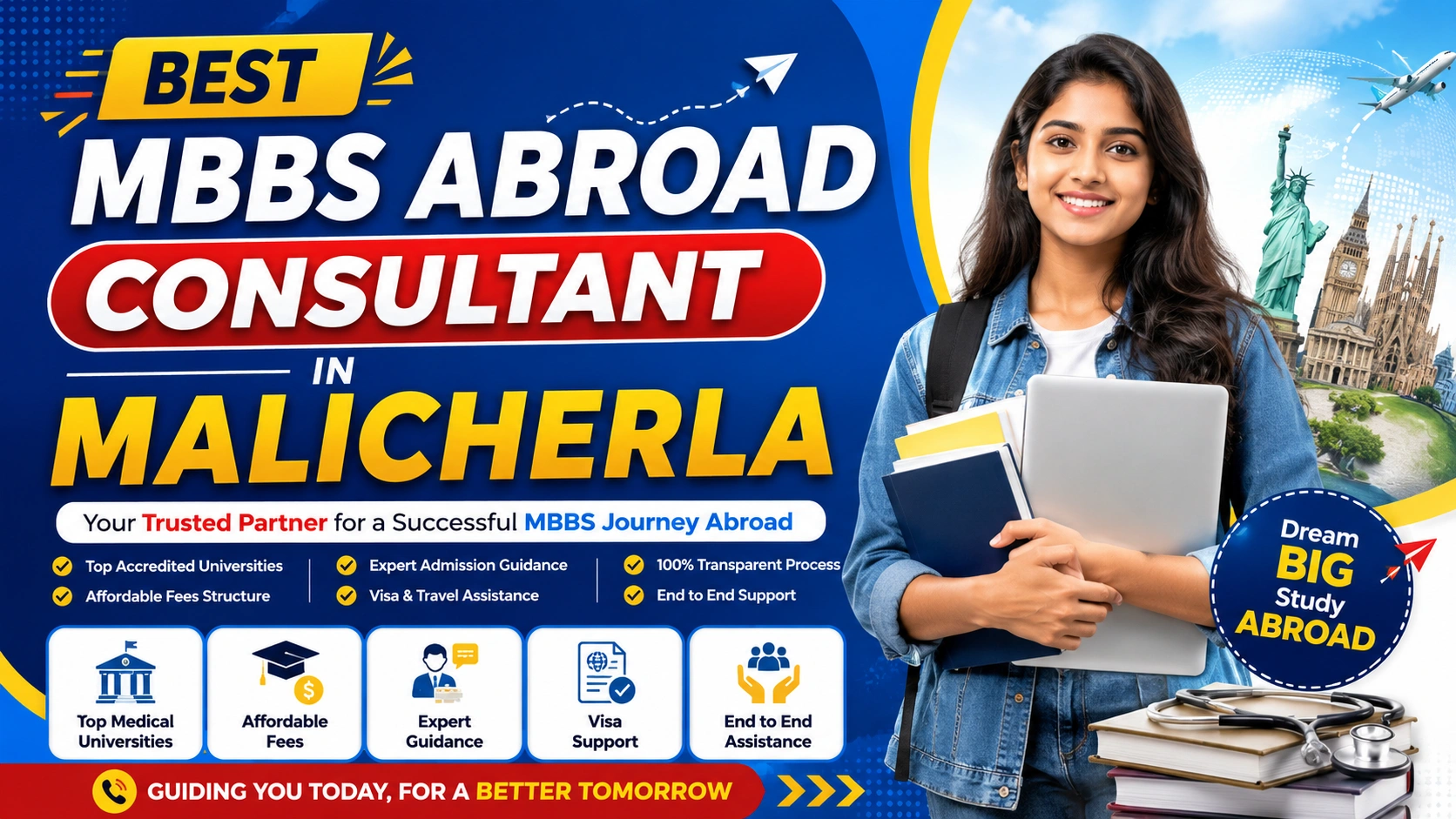 Best MBBS Abroad Consultant in Malicherla