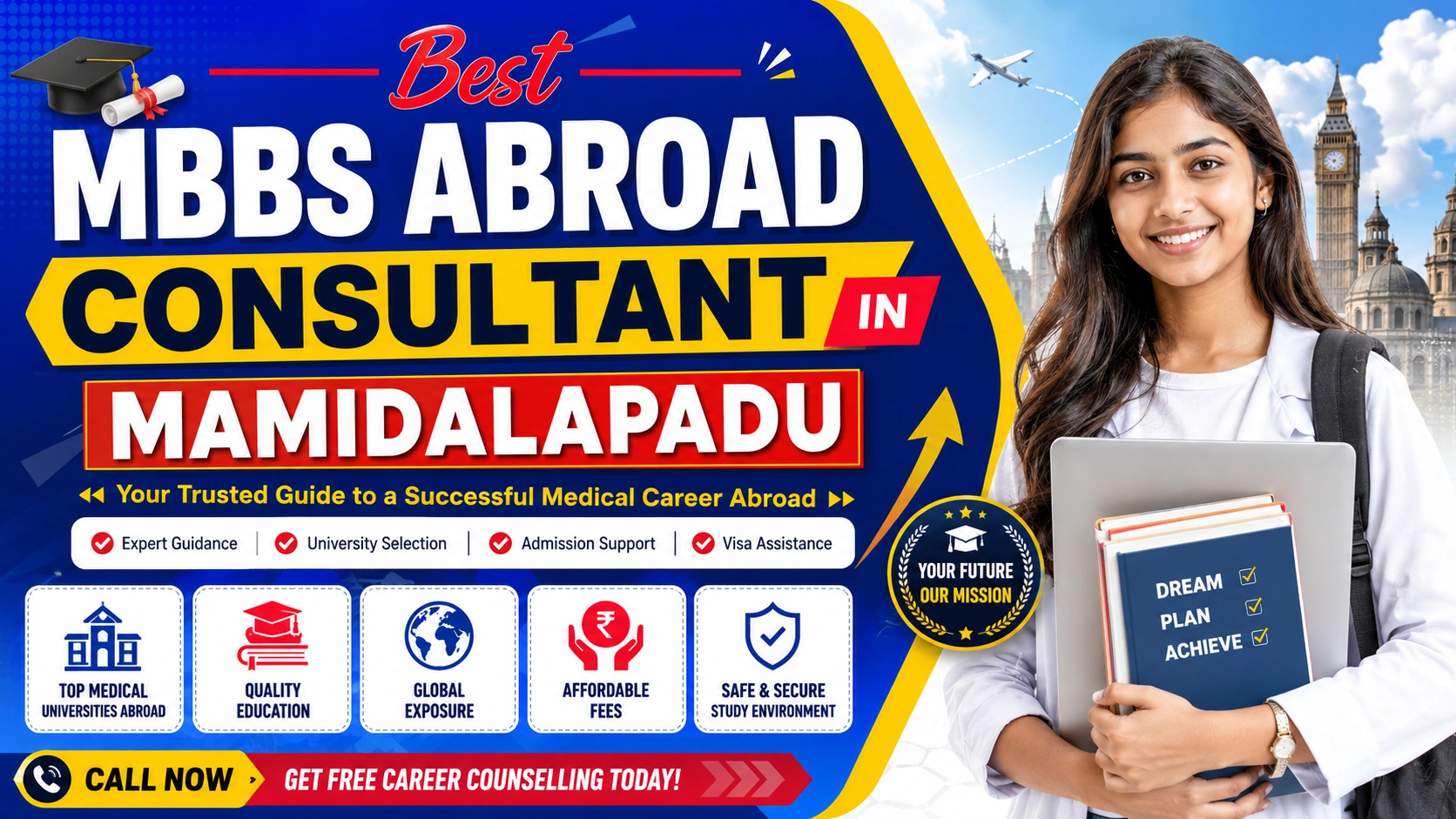 Best MBBS Abroad Consultant in Mamidalapadu