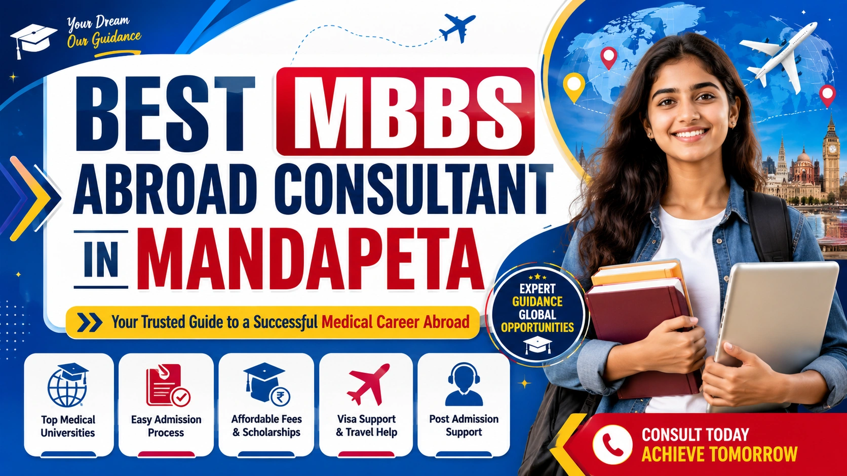 Best MBBS Advisor Abroad Consultant in Mandapeta
