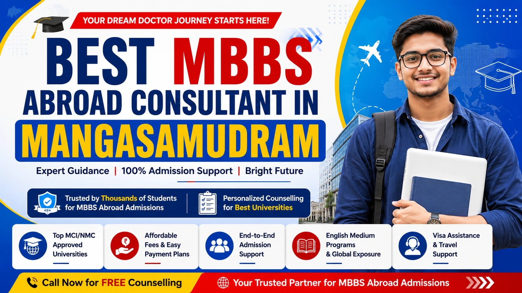 Best MBBS Abroad Consultant in Mangasamudram