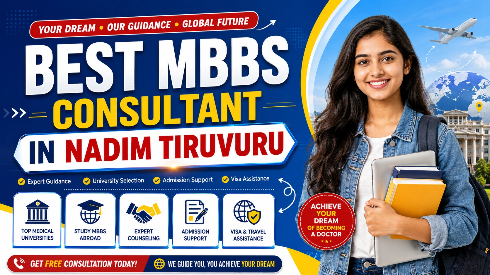 Best MBBS Abroad Consultant in Nadim Tiruvuru