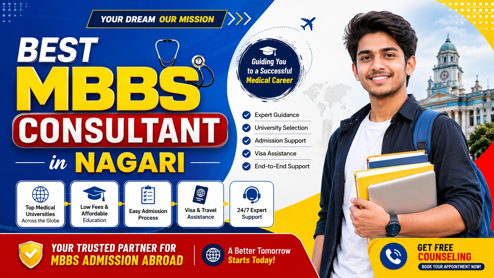 Best MBBS Abroad Consultant in Nagari