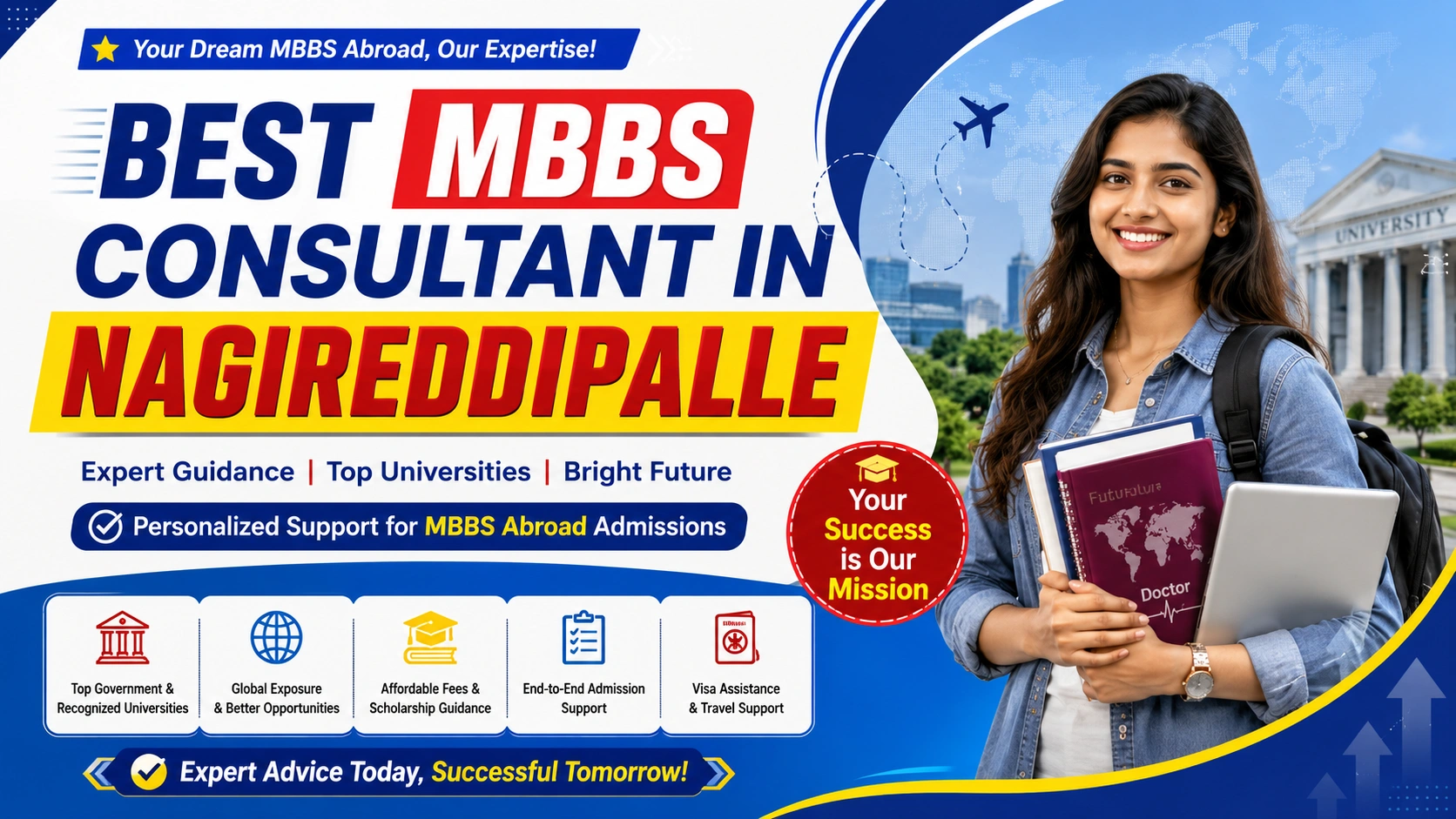 Best MBBS Abroad Consultant in Nagireddipalle
