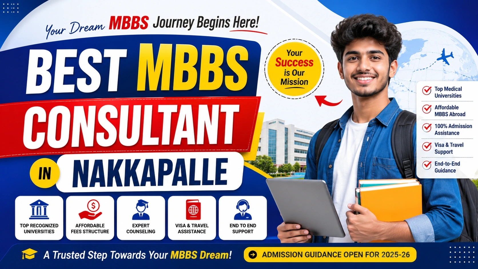 Best MBBS Abroad Consultant in Nakkapalle