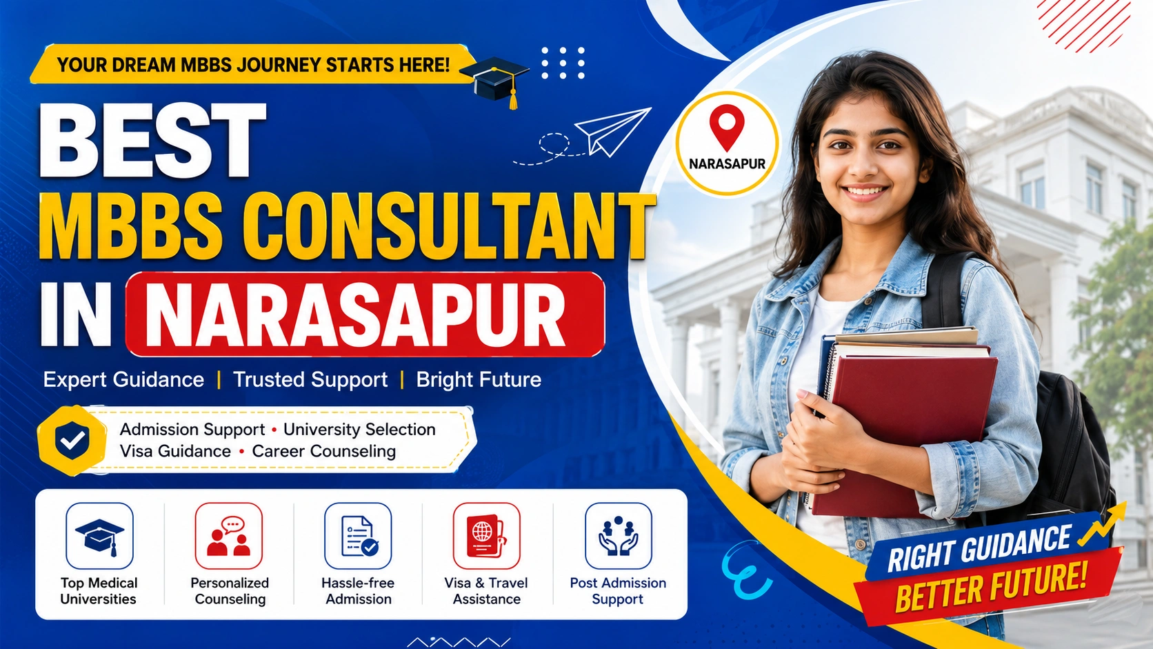 Best MBBS Abroad Consultant in Narasapur