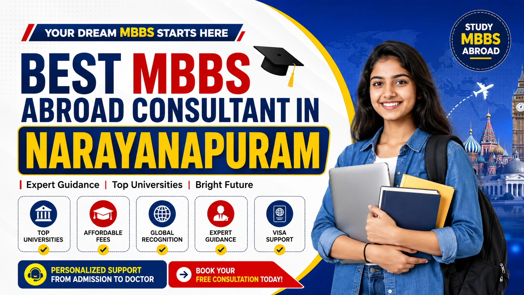 Best MBBS Abroad Consultant in Narayanapuram