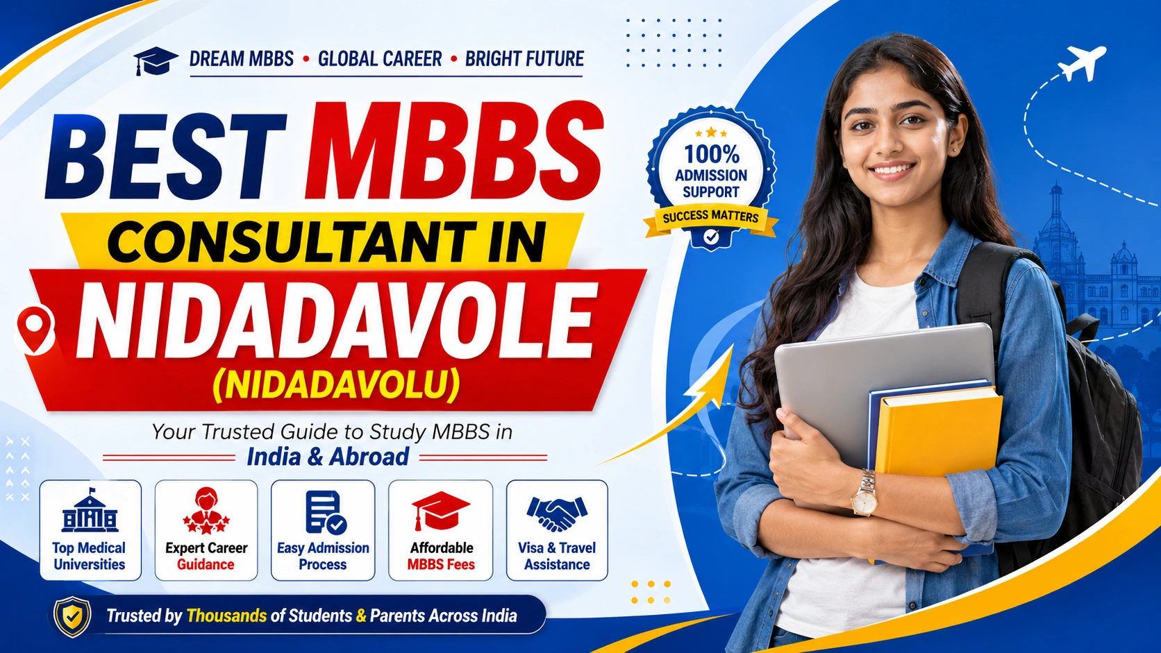 Best MBBS Abroad Consultant in Nidadavole (Nidadavolu)