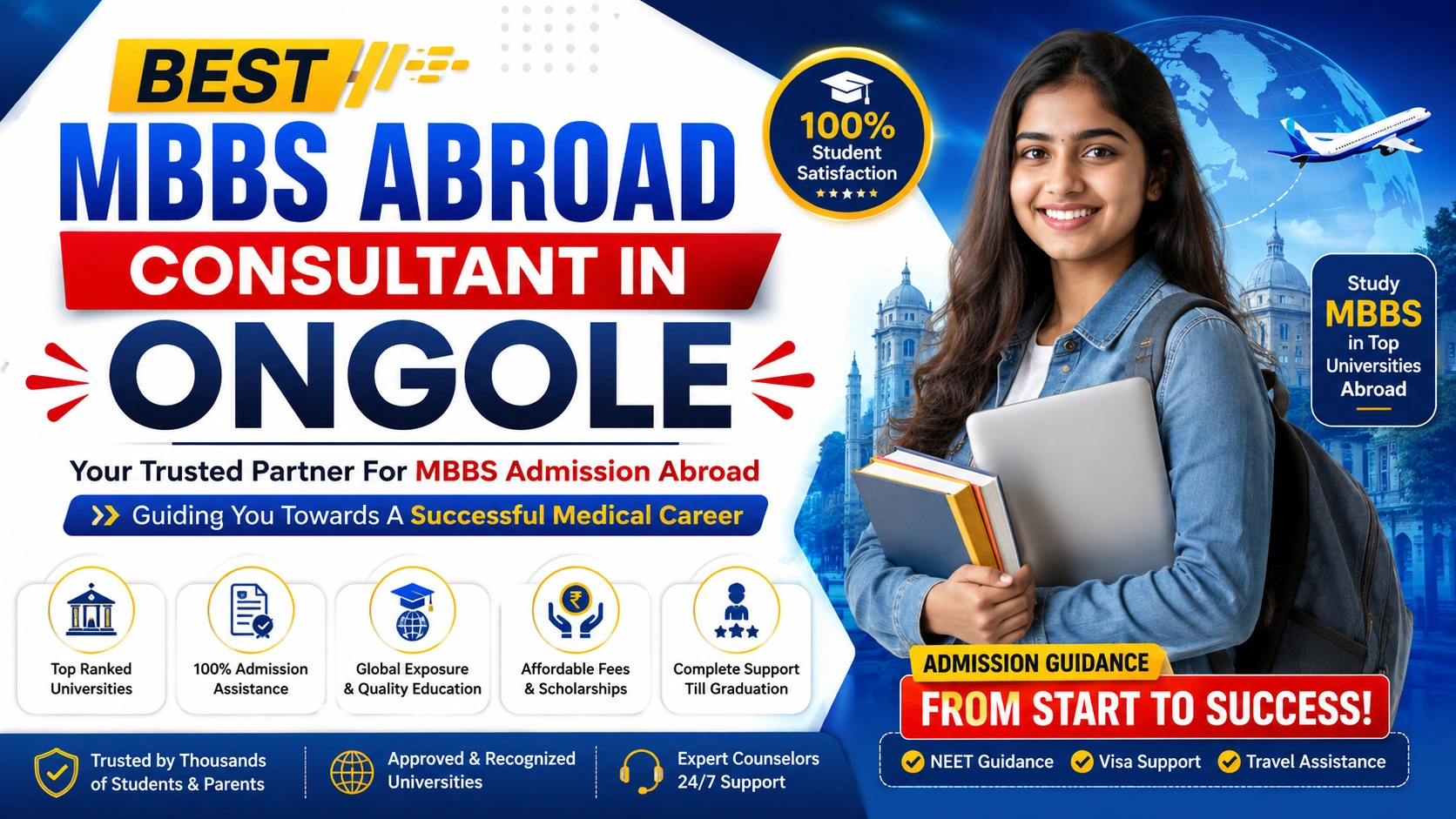 Best MBBS Abroad Consultant in Ongole